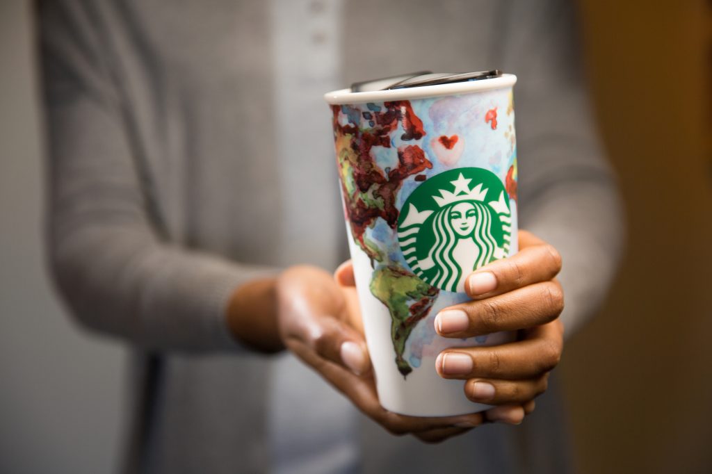 Partner mug photographed on March 11, 2016. (Joshua Trujillo, Starbucks)