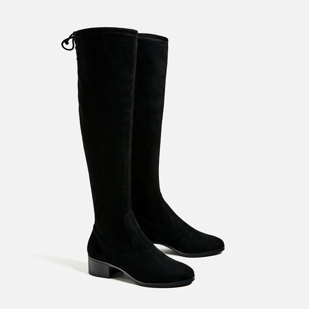 Zara Flat Over the Knee Boot | Catenya.com