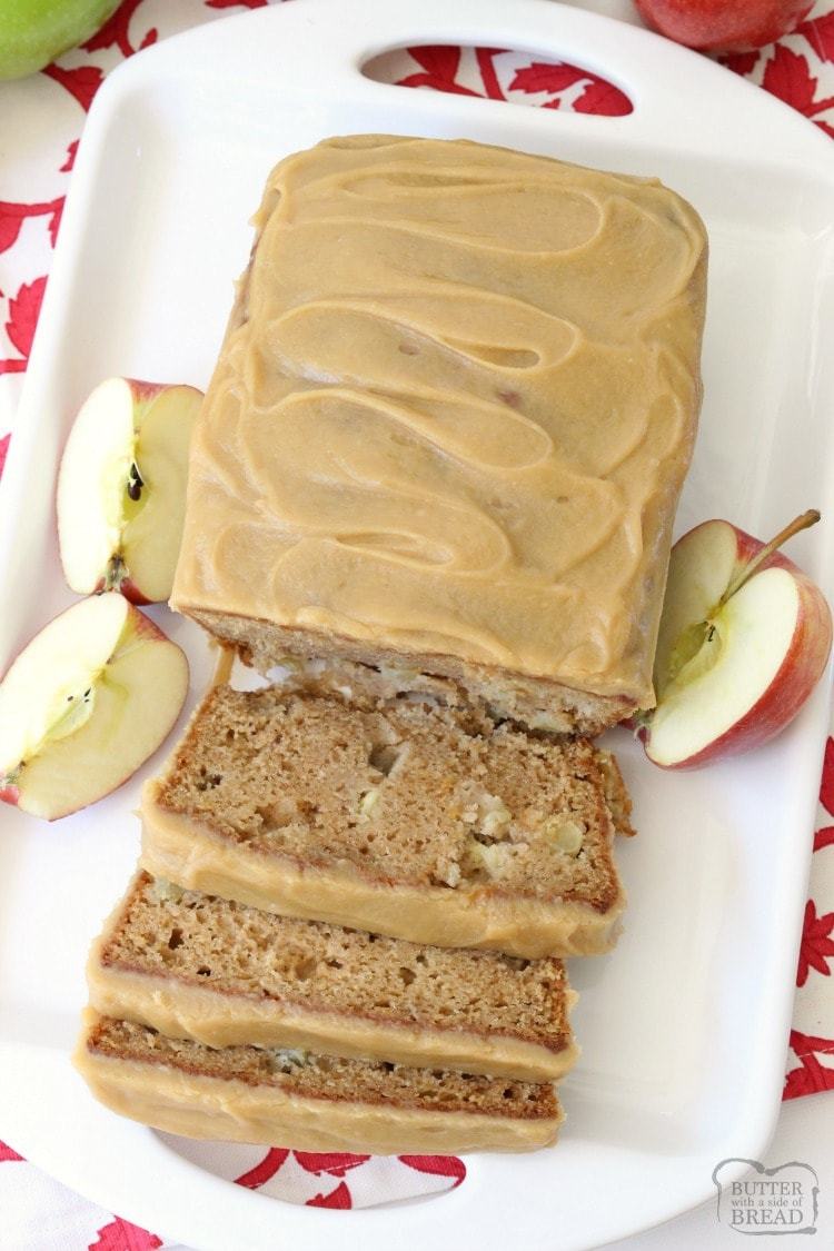 How to Make Caramel Apple Bread from Butter with a Side of Bread