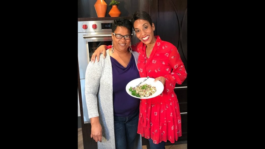 Host of The Mom Who Can't Cook Show Catenya McHenry partners with home cook Shelley to make Louisiana Cajun Rice