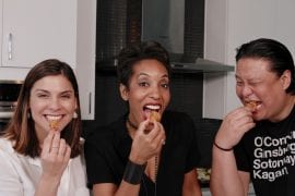 How to make homemade chicken nuggets, smashed potatoes, and fresh mixed vegetables with guests chefs Denise Smith of Graze Love and Austin, Texas restaurant owner CK Chin