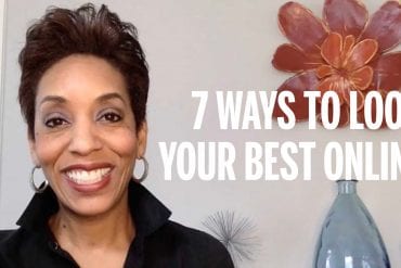 Catenya McHenry shows 7 ways to look your best in online meetings and teaching online. Great tips for webinars too
