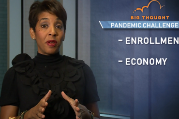Investigative solutions journalist Catenya McHenry explains stats and data in a KXAN story for Pandemic Pass or Fail solutions journalism project. The story focuses on Big Thought non profit in Dallas, Texas.