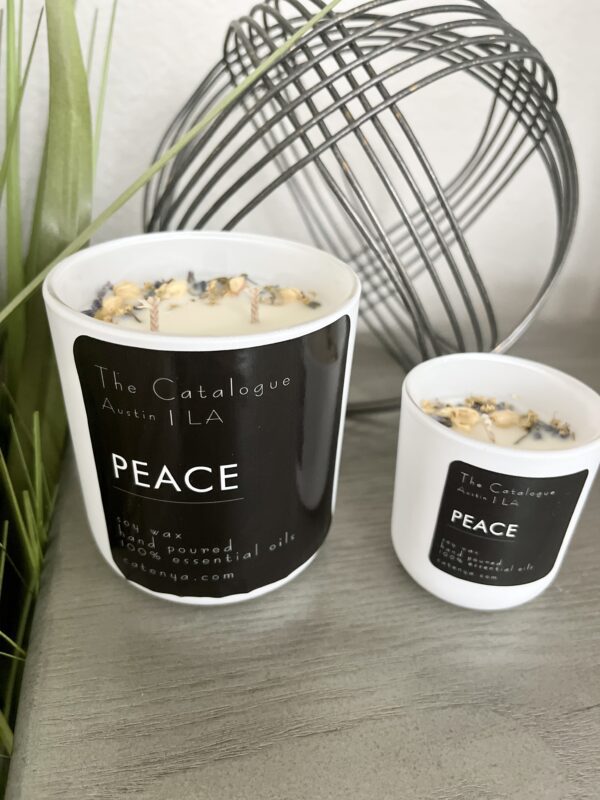 The Catalogue 8oz Peace Candle